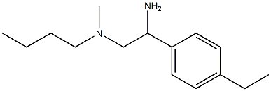 [2-amino-2-(4-ethylphenyl)ethyl](butyl)methylamine Struktur