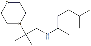 [2-methyl-2-(morpholin-4-yl)propyl](5-methylhexan-2-yl)amine Struktur