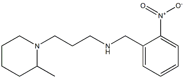 [3-(2-methylpiperidin-1-yl)propyl][(2-nitrophenyl)methyl]amine Struktur