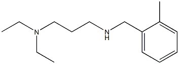 [3-(diethylamino)propyl][(2-methylphenyl)methyl]amine Struktur