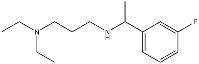 [3-(diethylamino)propyl][1-(3-fluorophenyl)ethyl]amine Struktur