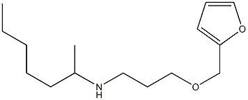 [3-(furan-2-ylmethoxy)propyl](heptan-2-yl)amine Struktur