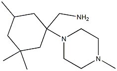 [3,3,5-trimethyl-1-(4-methylpiperazin-1-yl)cyclohexyl]methylamine Struktur