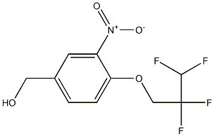 [3-nitro-4-(2,2,3,3-tetrafluoropropoxy)phenyl]methanol Struktur