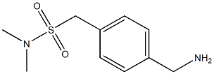 [4-(aminomethyl)phenyl]-N,N-dimethylmethanesulfonamide Struktur