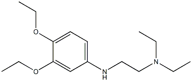 {2-[(3,4-diethoxyphenyl)amino]ethyl}diethylamine Struktur