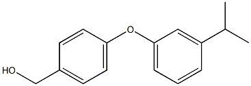 {4-[3-(propan-2-yl)phenoxy]phenyl}methanol Struktur