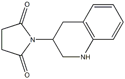 1-(1,2,3,4-tetrahydroquinolin-3-yl)pyrrolidine-2,5-dione Struktur