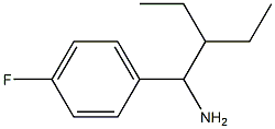 1-(1-amino-2-ethylbutyl)-4-fluorobenzene Struktur