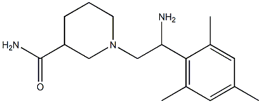 1-(2-amino-2-mesitylethyl)piperidine-3-carboxamide Struktur