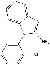 1-(2-chlorophenyl)-1H-1,3-benzodiazol-2-amine Struktur