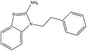 1-(2-phenylethyl)-1H-1,3-benzodiazol-2-amine Struktur