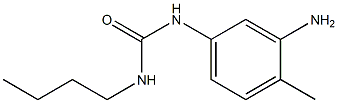 1-(3-amino-4-methylphenyl)-3-butylurea Struktur