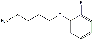 1-(4-aminobutoxy)-2-fluorobenzene Struktur