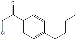 1-(4-butylphenyl)-2-chloroethan-1-one Struktur