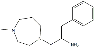 1-(4-methyl-1,4-diazepan-1-yl)-3-phenylpropan-2-amine Struktur