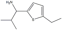 1-(5-ethylthiophen-2-yl)-2-methylpropan-1-amine Struktur