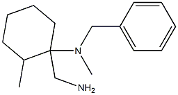 1-(aminomethyl)-N-benzyl-N,2-dimethylcyclohexan-1-amine Struktur