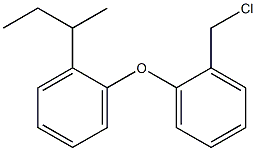 1-(butan-2-yl)-2-[2-(chloromethyl)phenoxy]benzene Struktur