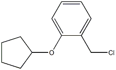 1-(chloromethyl)-2-(cyclopentyloxy)benzene Struktur