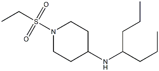 1-(ethanesulfonyl)-N-(heptan-4-yl)piperidin-4-amine Struktur