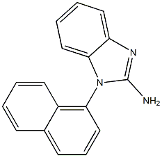 1-(naphthalen-1-yl)-1H-1,3-benzodiazol-2-amine Struktur