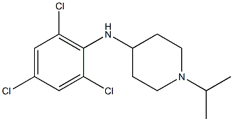 1-(propan-2-yl)-N-(2,4,6-trichlorophenyl)piperidin-4-amine Struktur