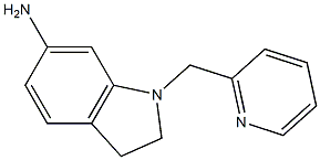 1-(pyridin-2-ylmethyl)-2,3-dihydro-1H-indol-6-amine Struktur