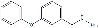 1-[(3-phenoxyphenyl)methyl]hydrazine Struktur