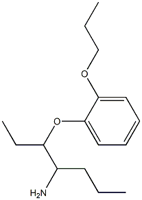 1-[(4-aminoheptan-3-yl)oxy]-2-propoxybenzene Struktur