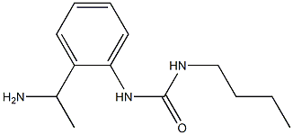 1-[2-(1-aminoethyl)phenyl]-3-butylurea Struktur