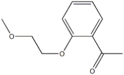 1-[2-(2-methoxyethoxy)phenyl]ethanone Struktur