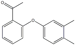 1-[2-(3,4-dimethylphenoxy)phenyl]ethan-1-one Struktur