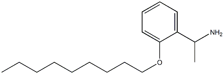 1-[2-(nonyloxy)phenyl]ethan-1-amine Struktur