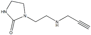 1-[2-(prop-2-yn-1-ylamino)ethyl]imidazolidin-2-one Struktur