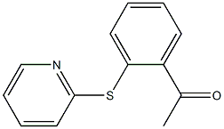 1-[2-(pyridin-2-ylsulfanyl)phenyl]ethan-1-one Struktur