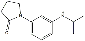 1-[3-(propan-2-ylamino)phenyl]pyrrolidin-2-one Struktur