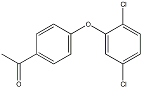 1-[4-(2,5-dichlorophenoxy)phenyl]ethan-1-one Struktur