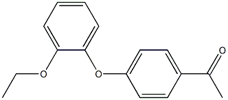 1-[4-(2-ethoxyphenoxy)phenyl]ethan-1-one Struktur