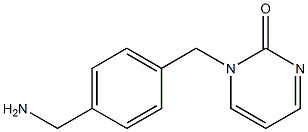 1-[4-(aminomethyl)benzyl]pyrimidin-2(1H)-one Struktur