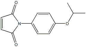 1-[4-(propan-2-yloxy)phenyl]-2,5-dihydro-1H-pyrrole-2,5-dione Struktur