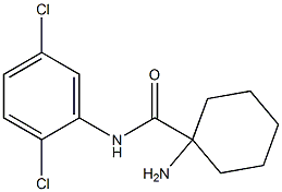 1-amino-N-(2,5-dichlorophenyl)cyclohexanecarboxamide Struktur