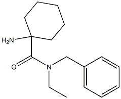 1-amino-N-benzyl-N-ethylcyclohexane-1-carboxamide Struktur