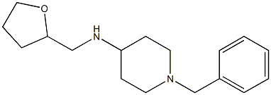 1-benzyl-N-(oxolan-2-ylmethyl)piperidin-4-amine Struktur