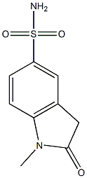 1-methyl-2-oxoindoline-5-sulfonamide Struktur