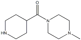 1-methyl-4-(piperidin-4-ylcarbonyl)piperazine Struktur