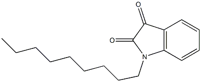 1-nonyl-2,3-dihydro-1H-indole-2,3-dione Struktur