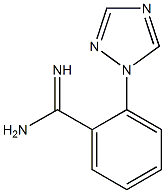 2-(1H-1,2,4-triazol-1-yl)benzene-1-carboximidamide Struktur