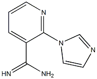 2-(1H-imidazol-1-yl)pyridine-3-carboximidamide Struktur