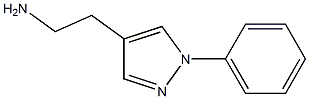 2-(1-phenyl-1H-pyrazol-4-yl)ethan-1-amine Struktur